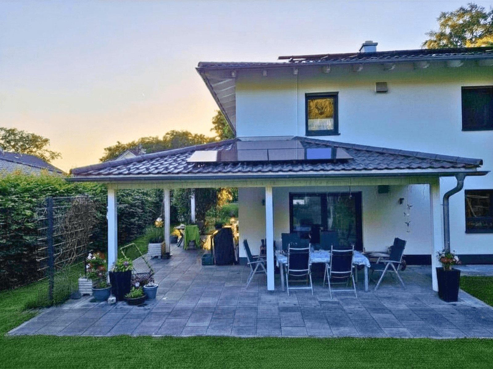 Photovoltaikanlage auf einem Einfamilienhaus in Burglengenfeld
